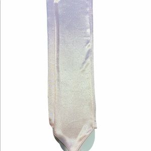 Pale pink elbow length gloves